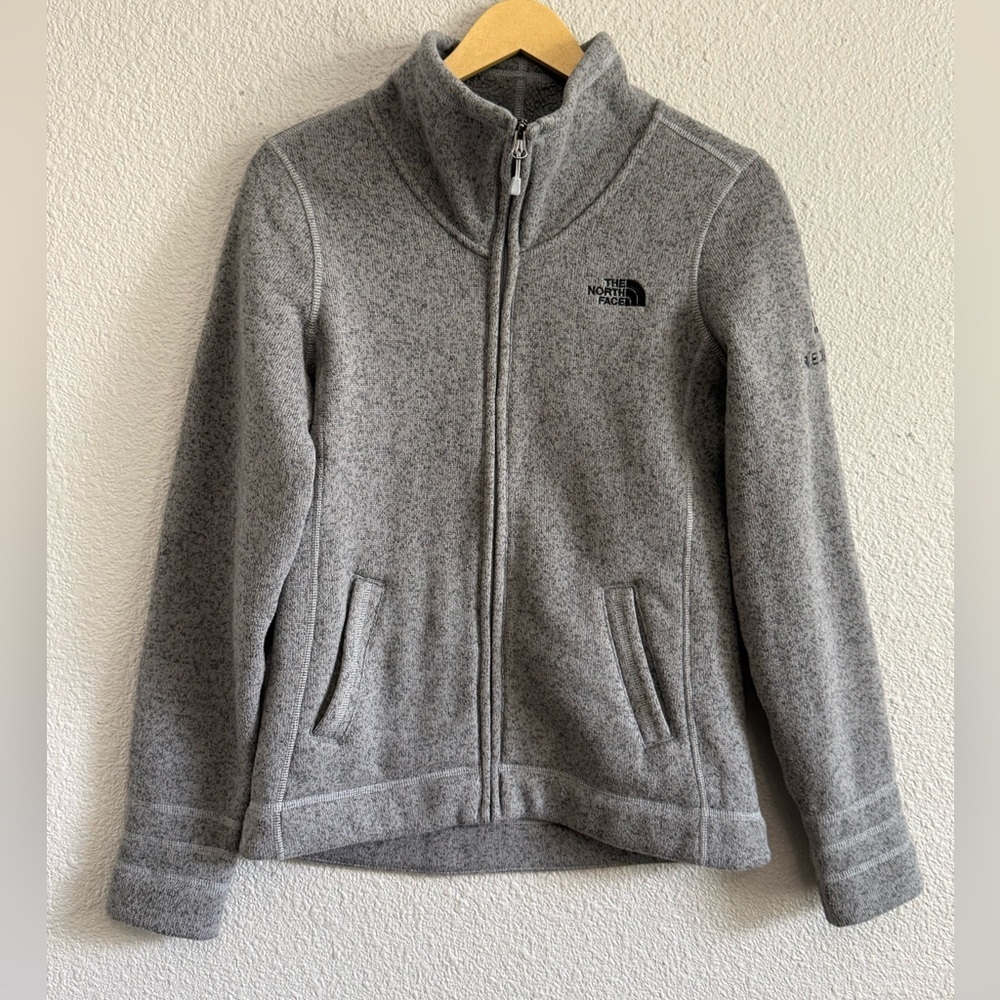 The North Face‎ Gray Sweater Jacket Size Small Full Zip